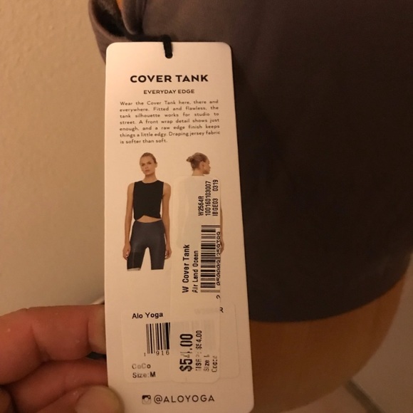 NWT Alo Yoga Cover Tank - Picture 4 of 7